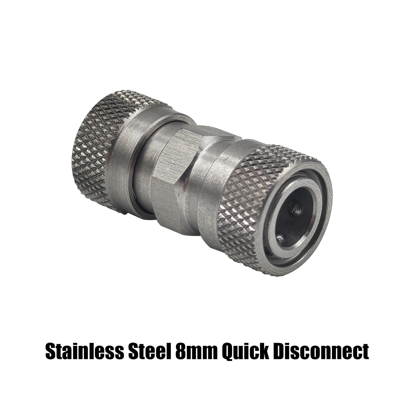HPA Air Quick Disconnect Male Female Adaptor 8mm Fill Nipple High Pressure 1/8NPT 1/8BSP M10*1 M8*1 Stainless Steel
