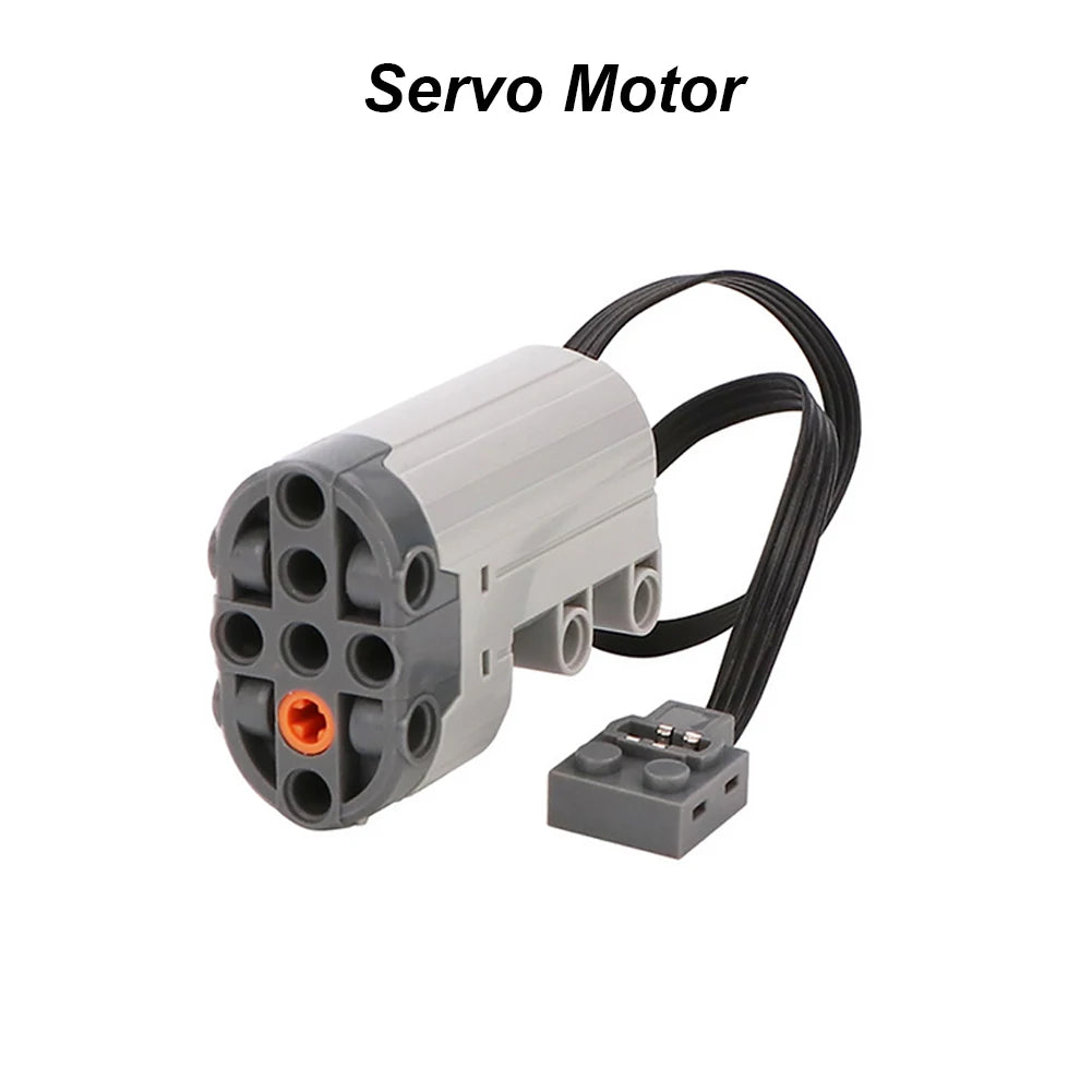 Technical MOC Power Functions Motor Parts M L XL Servo Motor Train Buggy Motor IR Remote With Legoeds 8881 8883 5292 8886 ALPENZO