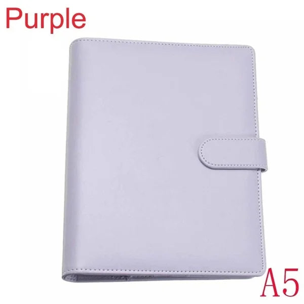 New Vintage Refillable Notebook File Folder Notepad Cover Leather Ring Binder Office Supplies ALPENZO