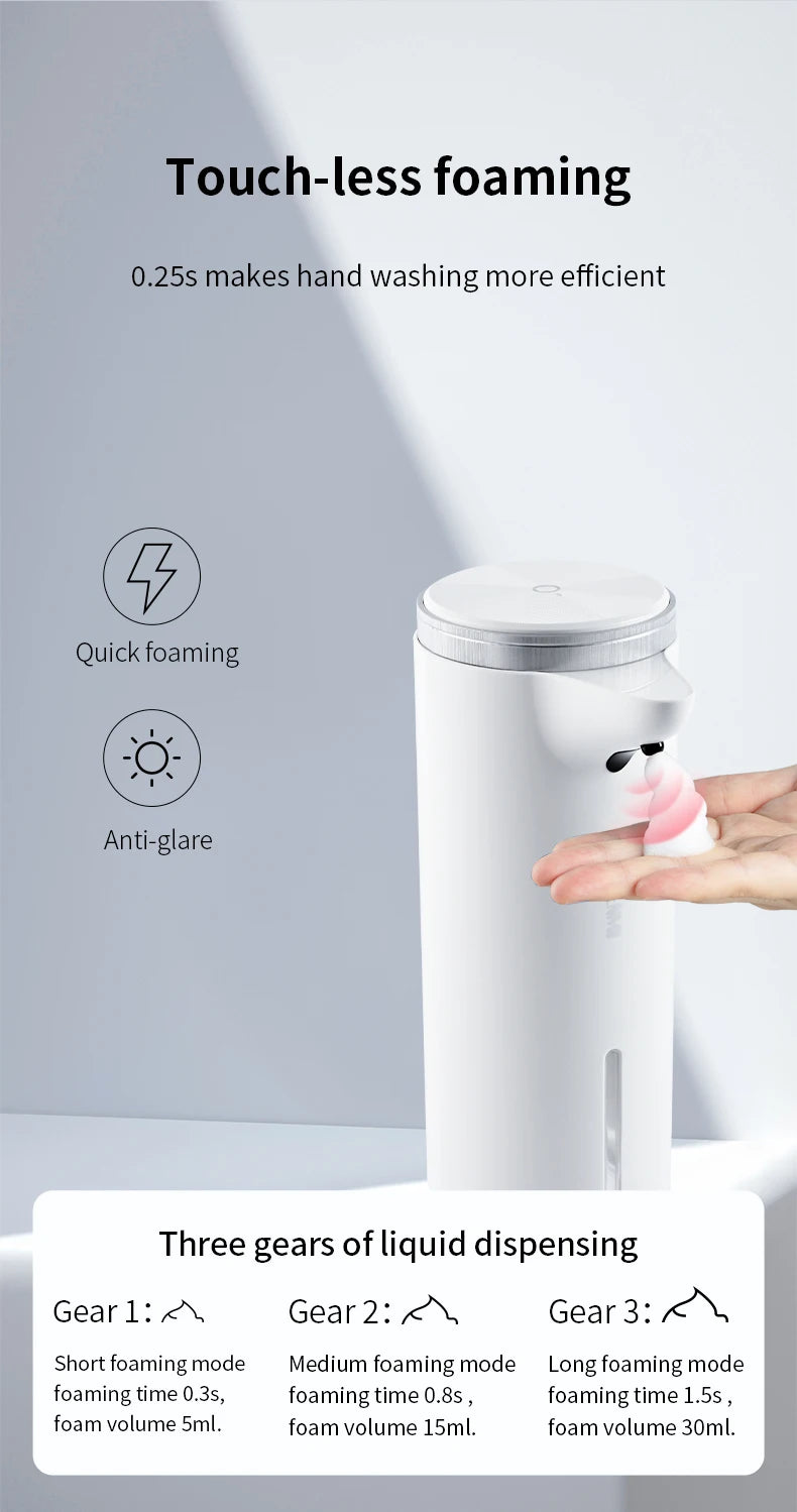 ZW-XP20F1 induction soap dispenser with convenient touch and fully sealed design, high capacity and long endurance - ALPENZO