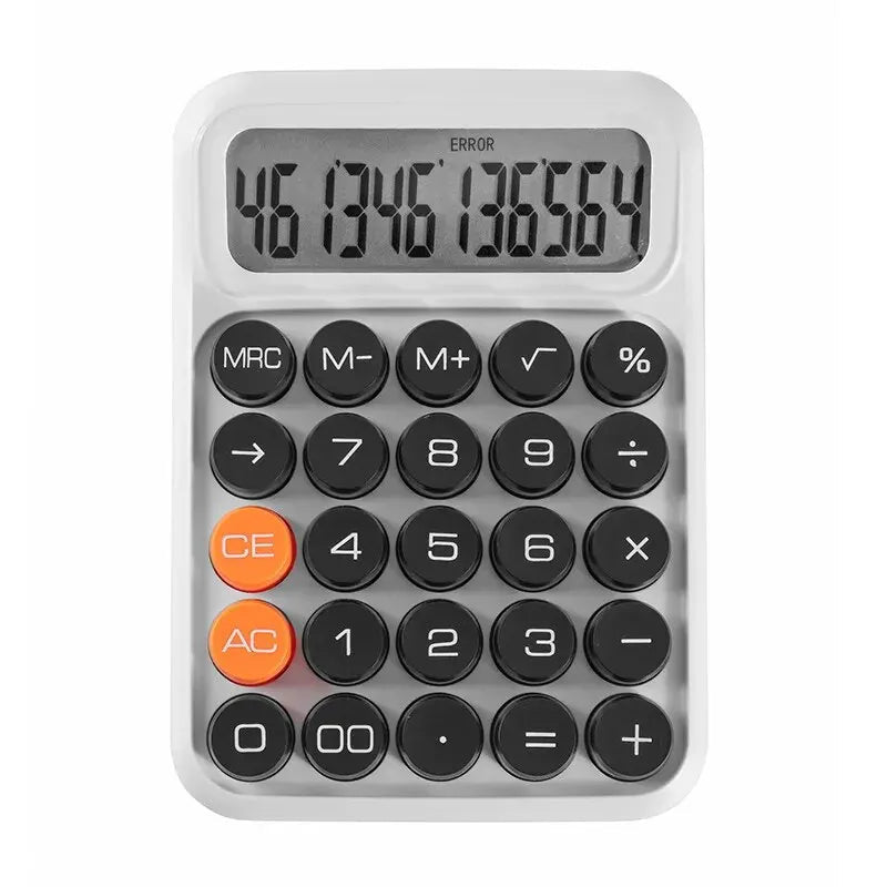 1pc Keyboard Calculator Office 12-digit Mechanical Calculator Cute Candy Color Calculator Desktop Stationery ALPENZO