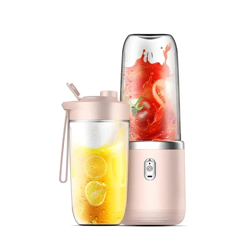 Portable Juicer Blender 400ml Electric Fruit Juicer USB Charging Lemon Orange Fruit Juicing Cup Smoothie Blender Machine 2cups - ALPENZO
