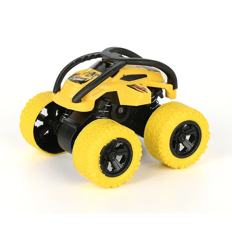 Inertial Off-Road Vehicle Toy Super Fall Resistant Climbing Car Model Car Children's Four-Wheel Drive Toy 360 Degree Rotation ALPENZO