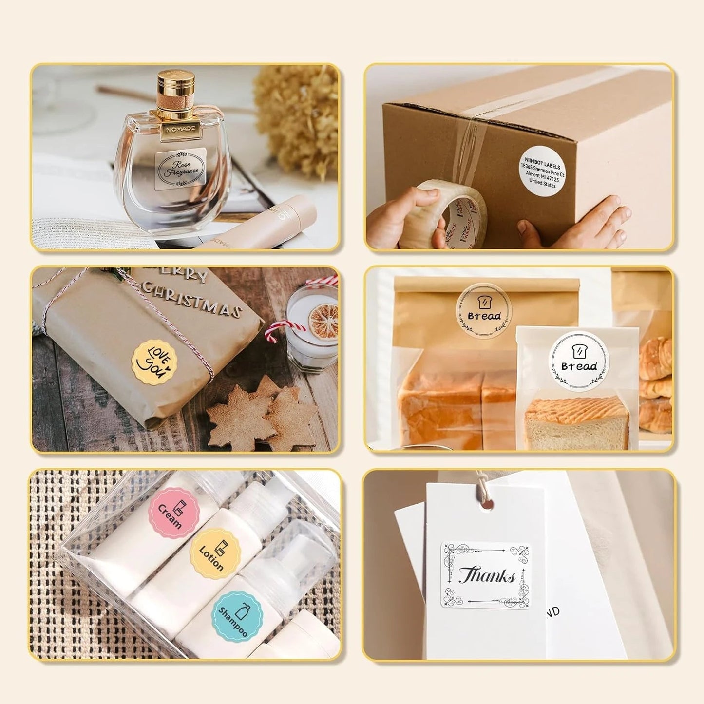 NiiMBOT B21 B1 B3S Round Label Printing Sticker Self-adhesive Thermal Waterproof Digital Number Cake Sealing Sticker Paper ALPENZO