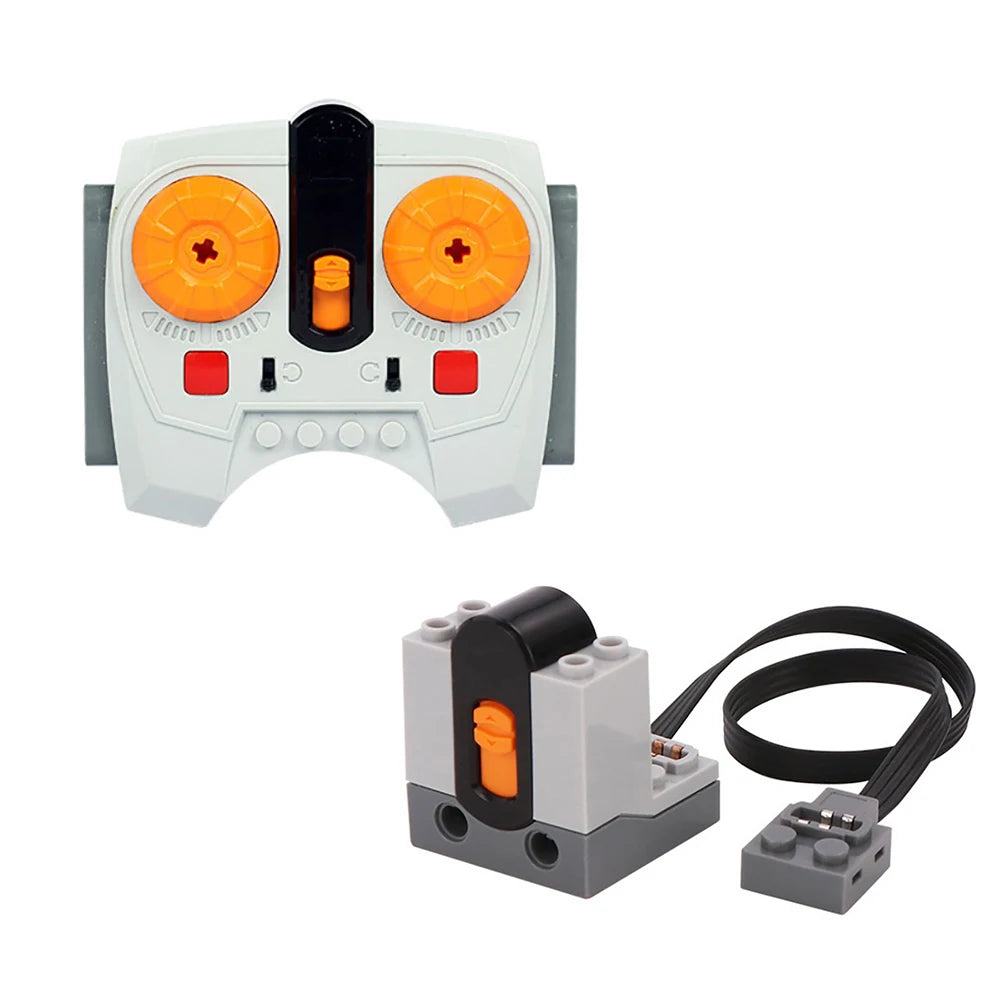 Technical MOC Power Functions Motor Parts M L XL Servo Motor Train Buggy Motor IR Remote With Legoeds 8881 8883 5292 8886 ALPENZO
