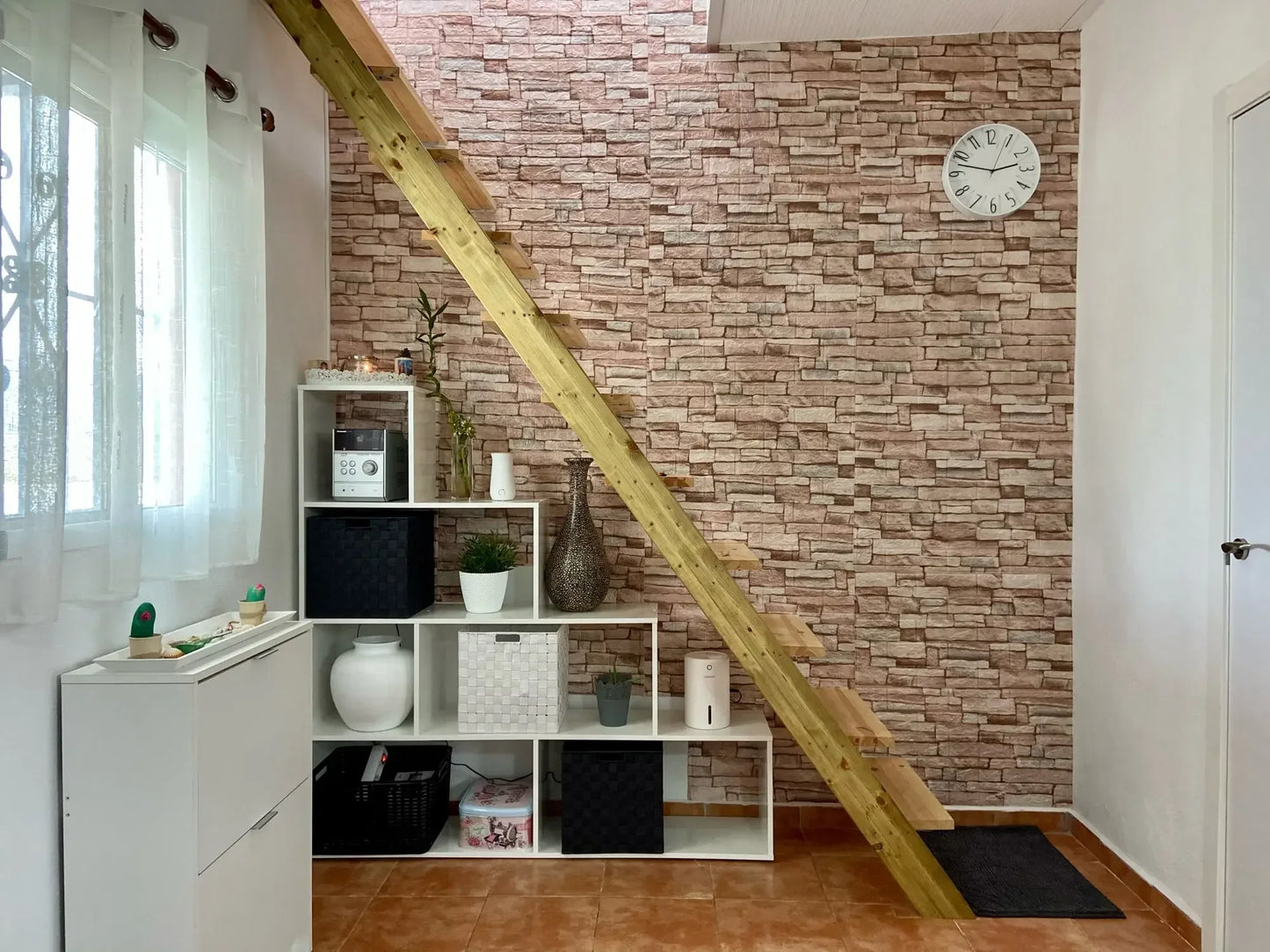 10pcs Self Adhesive Decor 3D Foam Wall Stickers Pane Room Waterproof peel and stick Brick Wallpaper for Interior Decoration - ALPENZO