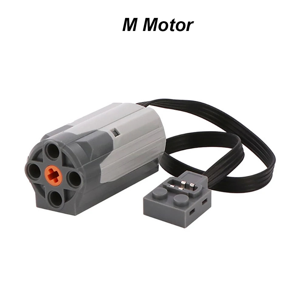 Technical MOC Power Functions Motor Parts M L XL Servo Motor Train Buggy Motor IR Remote With Legoeds 8881 8883 5292 8886 ALPENZO
