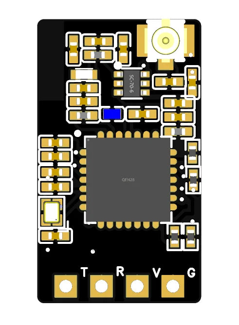 NEW ELRS 915MHz NANO ExpressLRS Receiver with T type Antenna Support Wifi upgrade for RC FPV Traversing Drones Parts ALPENZO
