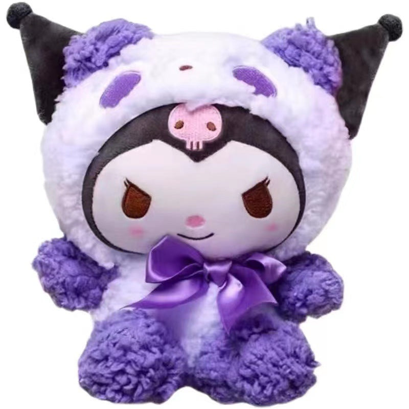 Sanrio 25Cm Anime Sanriod Toys Kawaii Kuromi Cinnamorol Plush Soft Stuffed Animals Doll Plushie Pillow Children's Toys Gifts ALPENZO
