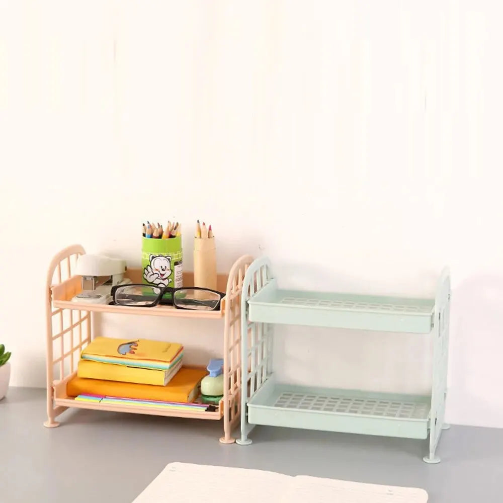 1PC High Appearance Horizontal Desktop Storage Shelf Simple Multi-storey Dormitory Storage Shelf Computer Office Available ALPENZO