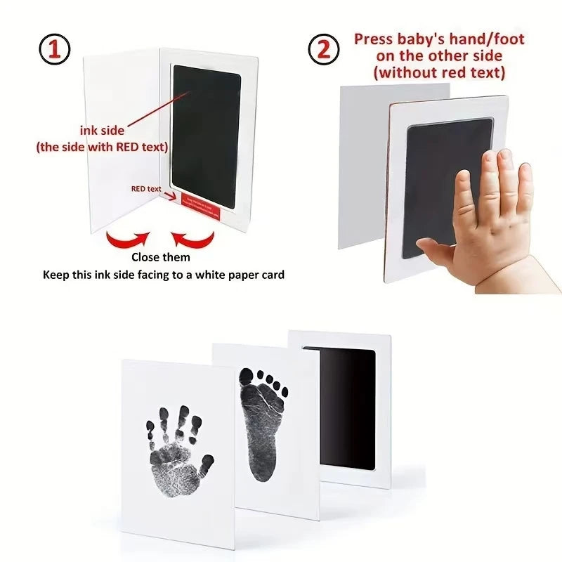 Paw Print Clean Touch Ink Pad, Dog Or Cat Pet Owner Keepsake, DIY Inkless Nose and Pawprint Impression Making Kit - ALPENZO