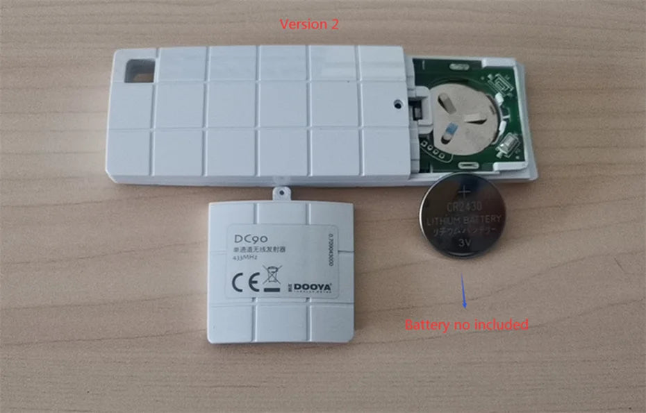 Original Dooya DC90 Single Channel Transmitter for Dooya Motors, RF 433MHZ Remote Control, Dooya Automatic Curtain Accessories - ALPENZO