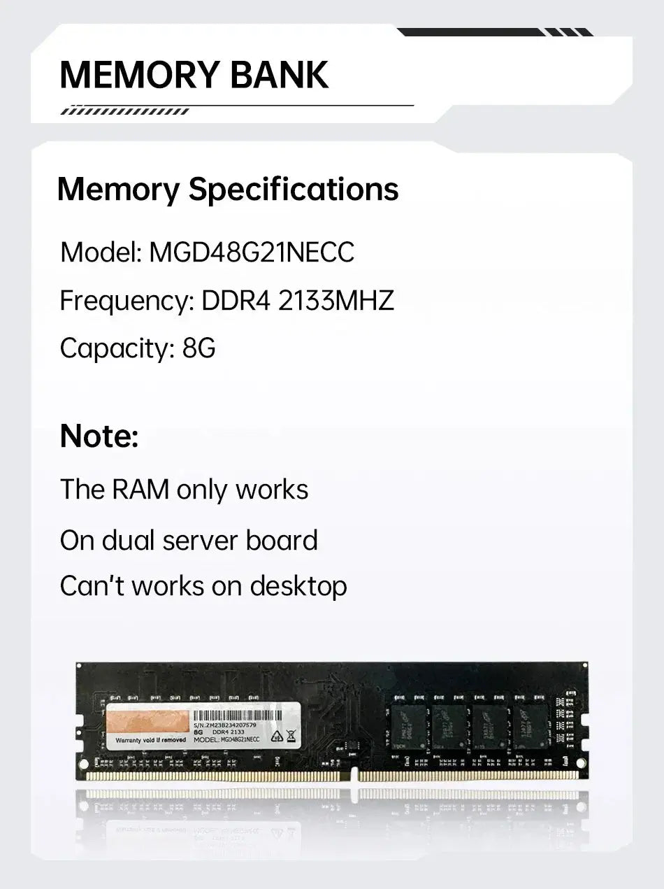 SOYO X99 Motherboard Set Kit With Intel LGA2011-3 Xeon E5 2680 V4 and DDR4 16GB (2*8GB) 2133MHz Dual Channel RAM M.2 NVME - ALPENZO