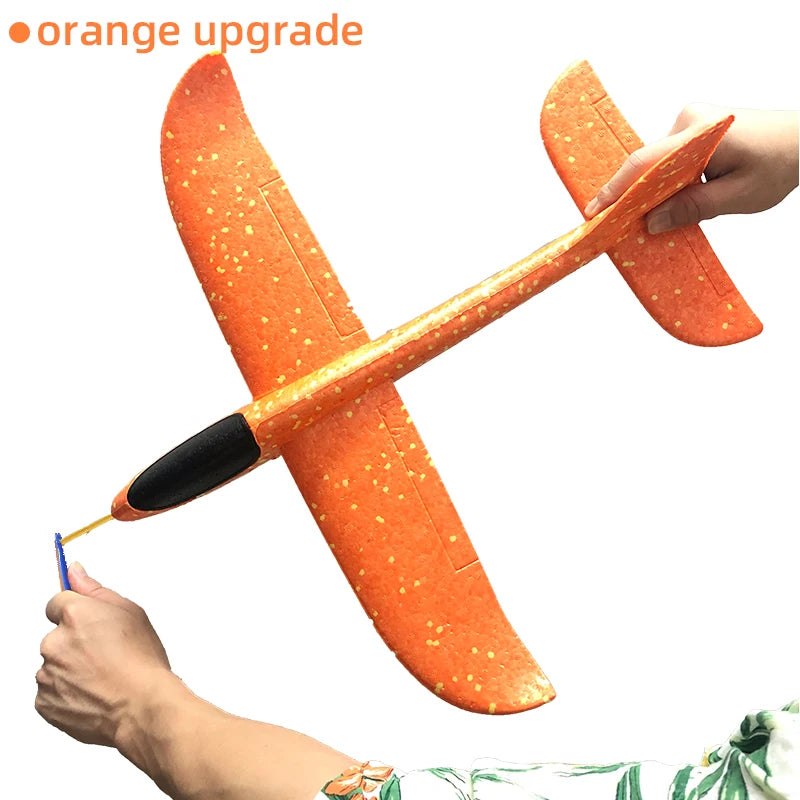 50CM Big Foam Plane Glider Hand Throw Airplane Light Inertial EPP Bubble Planes Outdoor Launch Kids Toys for Children Boys Gift ALPENZO