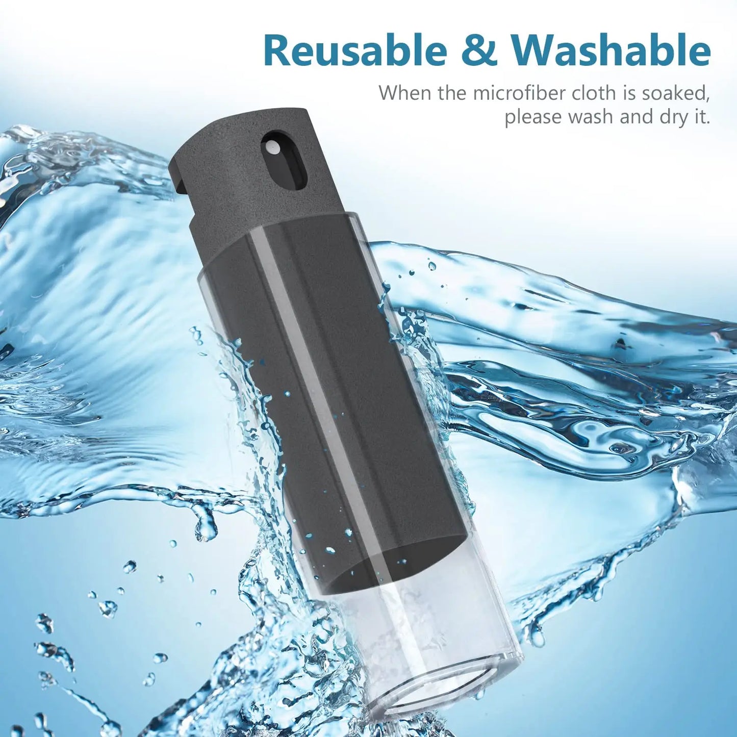 Microfiber Screen Cleaner Spray Bottle Set Mobile Phone Ipad Computer Microfiber Cloth Wipe Iphone Cleaning Glasses Wipes - ALPENZO