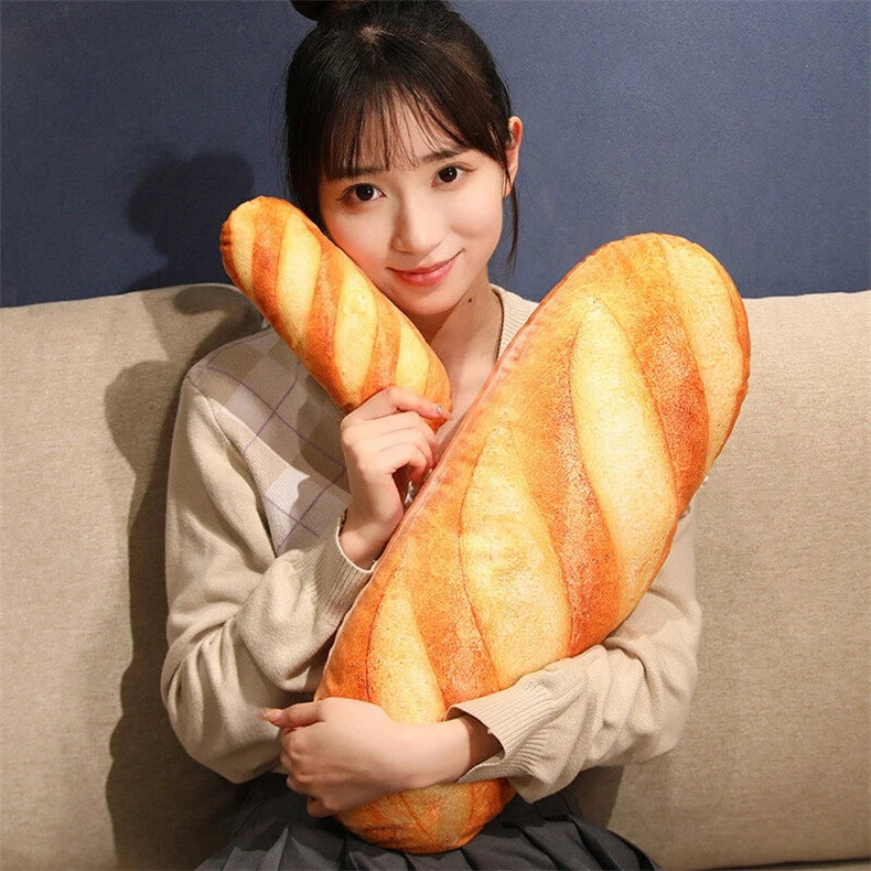 French Bread Pillow Plush Stuffed Printing Images Food Plushie Peluche Party Prop Decor Sleeping Companion Kits Gift Room Decor ALPENZO