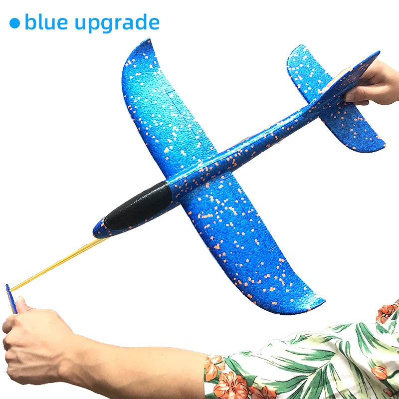 50CM Big Foam Plane Glider Hand Throw Airplane Light Inertial EPP Bubble Planes Outdoor Launch Kids Toys for Children Boys Gift ALPENZO