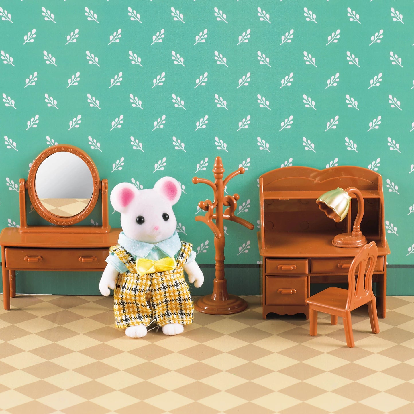 Forest Animal Family Dollhouse Furniture 1/12 Miniature Toys Girl Dolls Accessories Bedroom Bathroom Dollhouse Kit For Dolls ALPENZO