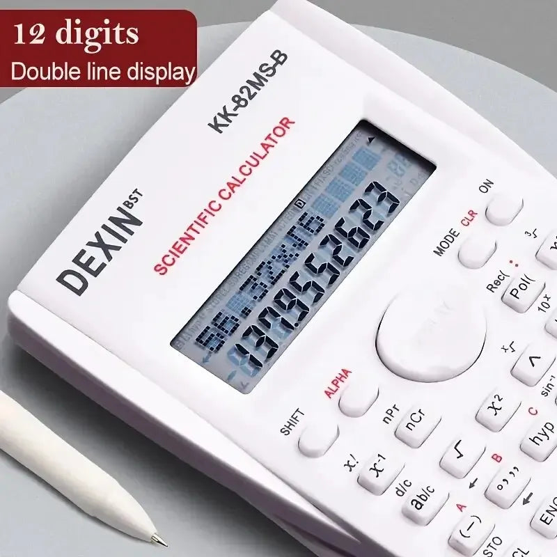 1pc Engineering Scientific Calculator 2 Line Function Calculator Fraction Calculator Statistic Calculator For School Calculator ALPENZO
