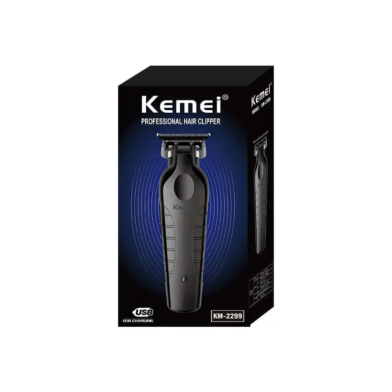 Kemei 2299 Professional Electric Barber Hair Trimmer For Men Beard Hair Clipper Cordless hair cutting machine rechargeable,0mm - ALPENZO