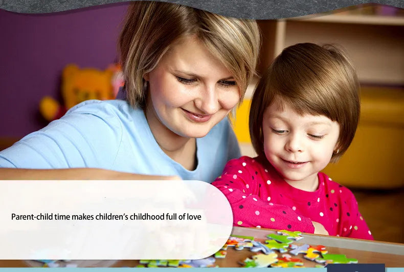 Hot Sale 11X11CM Kids Wooden Puzzle Baby Cartoon Animal Traffic Tangram Wood Puzzle Educational Jigsaw Toys For Children Gifts ALPENZO