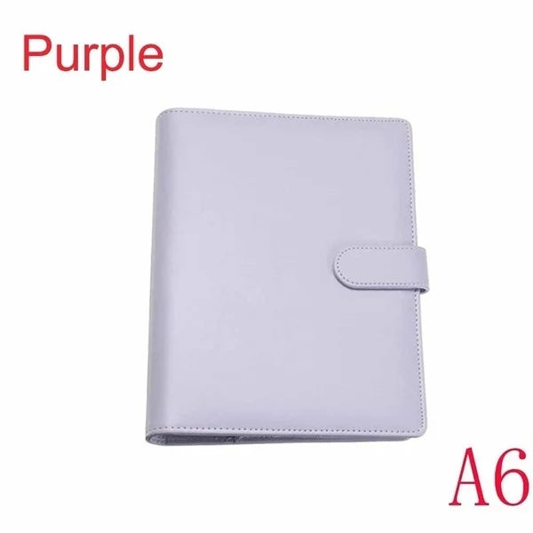 New Vintage Refillable Notebook File Folder Notepad Cover Leather Ring Binder Office Supplies ALPENZO