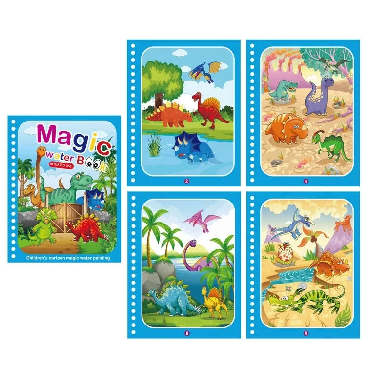 NEW Kids Magic Water Drawing Books Coloring Books Painting Toys for Kids Birthday Christmas New Year Gift for Boys and Girls ALPENZO