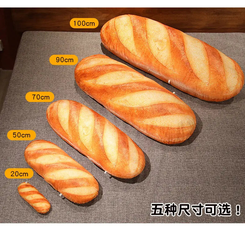 French Bread Pillow Plush Stuffed Printing Images Food Plushie Peluche Party Prop Decor Sleeping Companion Kits Gift Room Decor ALPENZO