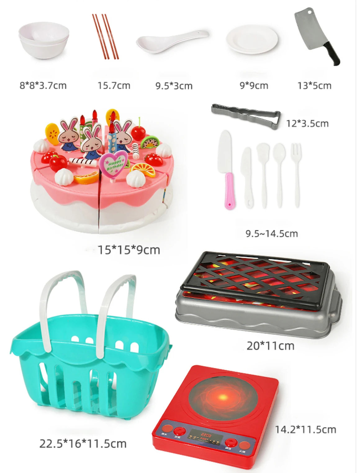 3-6 Years Old Child Vegetables and Fruits Children's Kitchen Toys Set Puzzle Early Education Children's Play House Toys Girl Toy ALPENZO