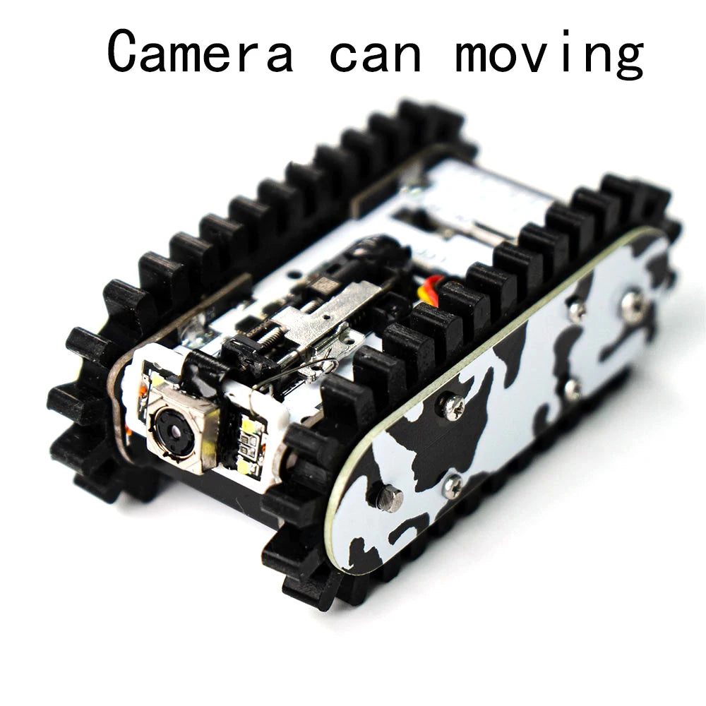 Esp32 Remote Control Tank Model Metal Chassis Tractor Crawler Balance Car Mount Truck Robot Chassis for Wifi RC Scout Robot Car ALPENZO