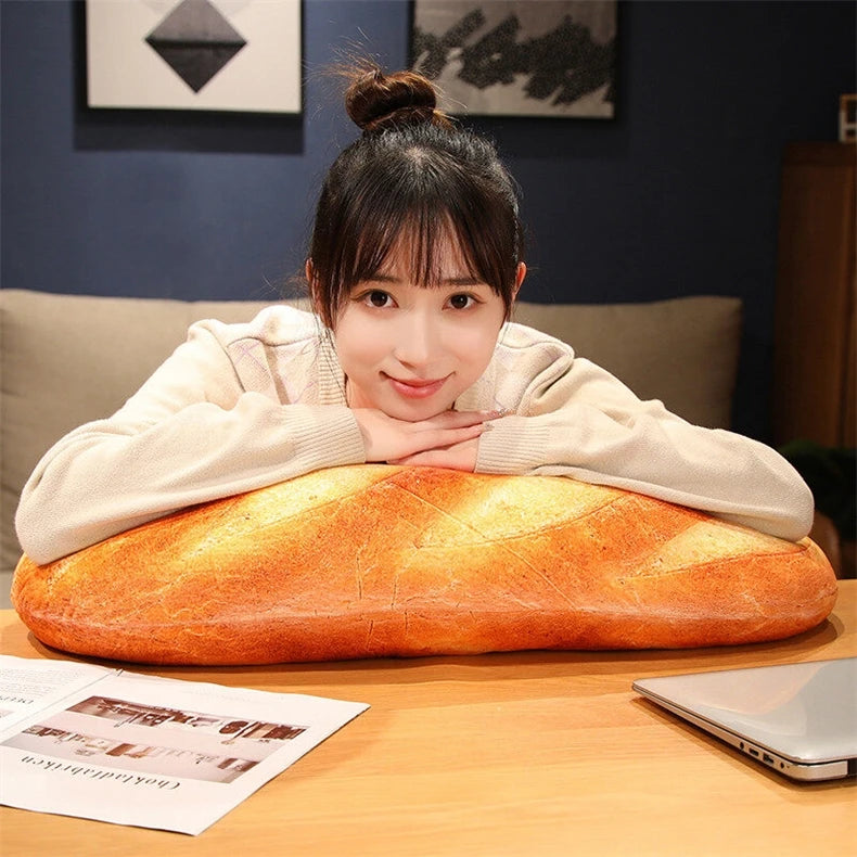 French Bread Pillow Plush Stuffed Printing Images Food Plushie Peluche Party Prop Decor Sleeping Companion Kits Gift Room Decor ALPENZO