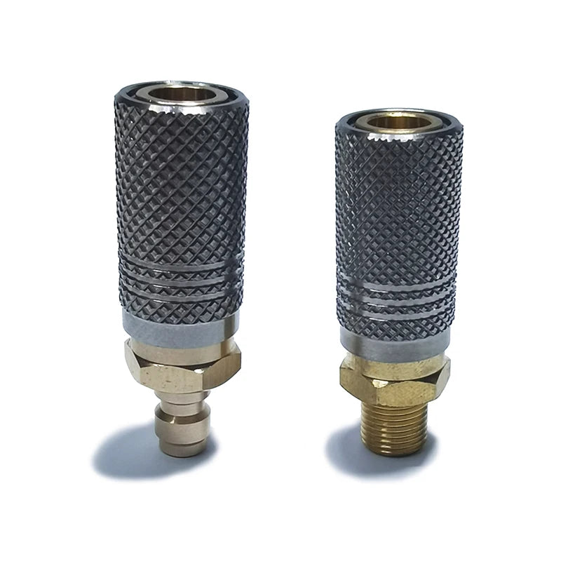 Air HPA Soft Extended Air Charging Quick Release Adapter Socket 1/8BSP(G1/8) 8mm Male Nipple Accessories