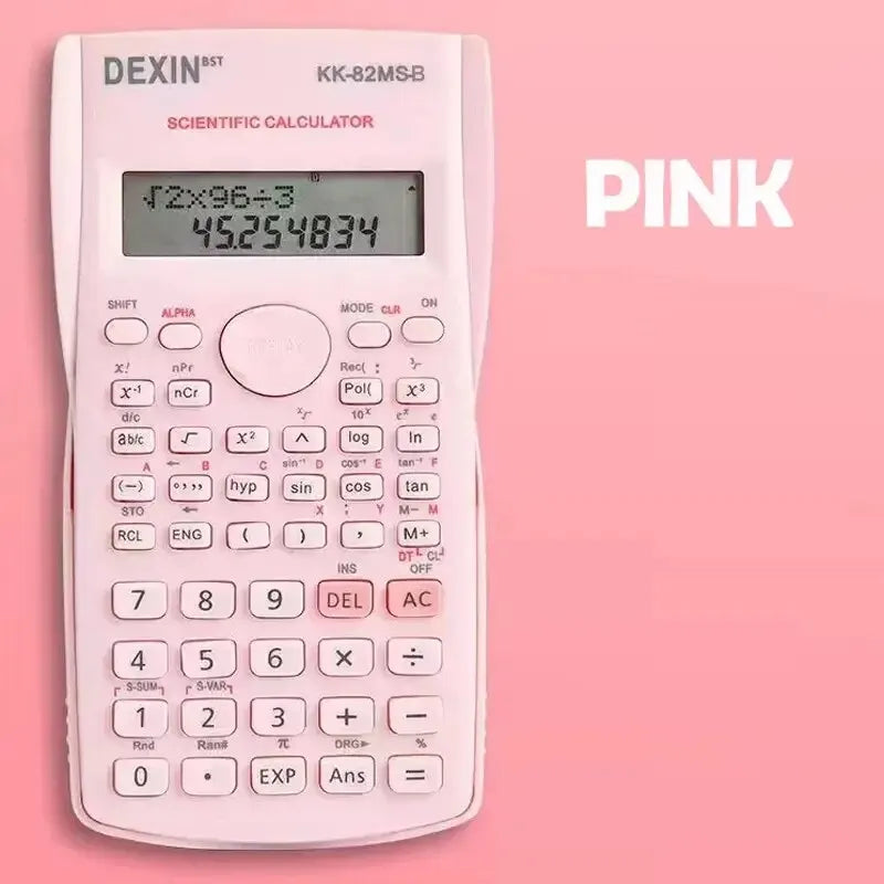 1pc Engineering Scientific Calculator 2 Line Function Calculator Fraction Calculator Statistic Calculator For School Calculator ALPENZO
