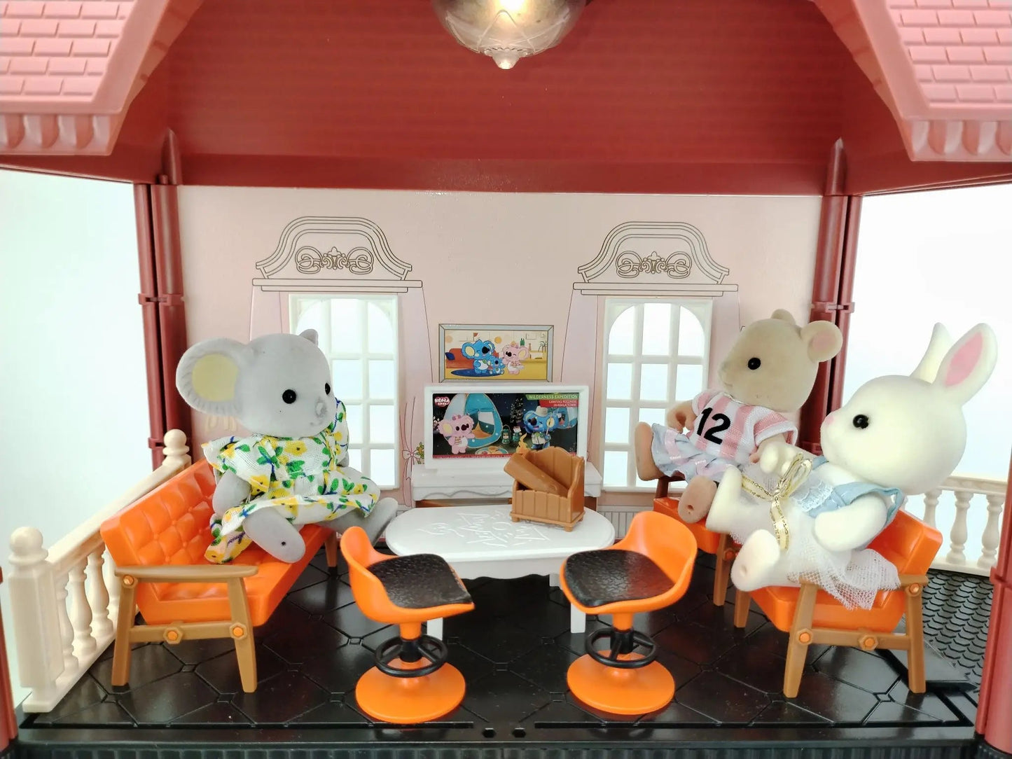 miniature items dollhouse furniture accessories living room bedroom supermarket shopping games family interaction doll kids toys ALPENZO