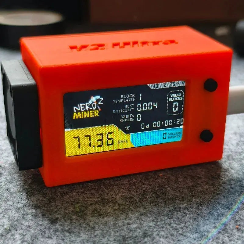 Nerdminer v2 Firmware 1.6.3 Original Board T-display S3 Hashrate 78K/S BTC Lottery Solo Miner Nerd Miner - ALPENZO