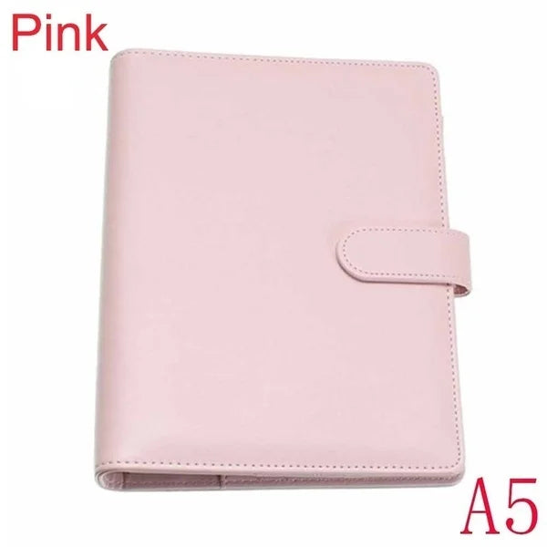 New Vintage Refillable Notebook File Folder Notepad Cover Leather Ring Binder Office Supplies ALPENZO