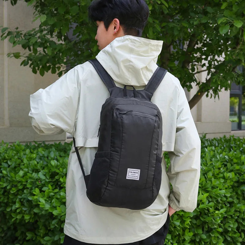 Outdoor Ultra-light Travel Portable Folding Backpack Waterproof Skin Storage Bag Mountaineering Leisure Sports Backpack
