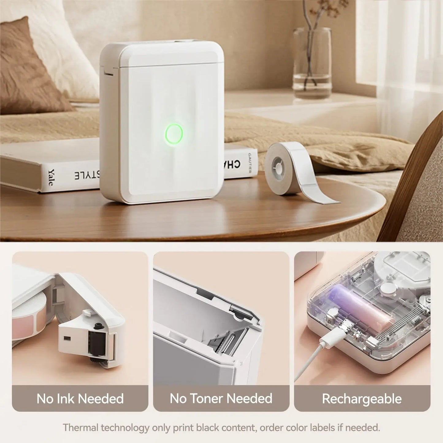 Niimbot D110 Wireless Mini Portable Printer Smart Label Printer Mobile Phone For Thermal Adhesive Sticker Labeling Maker Machine - ALPENZO