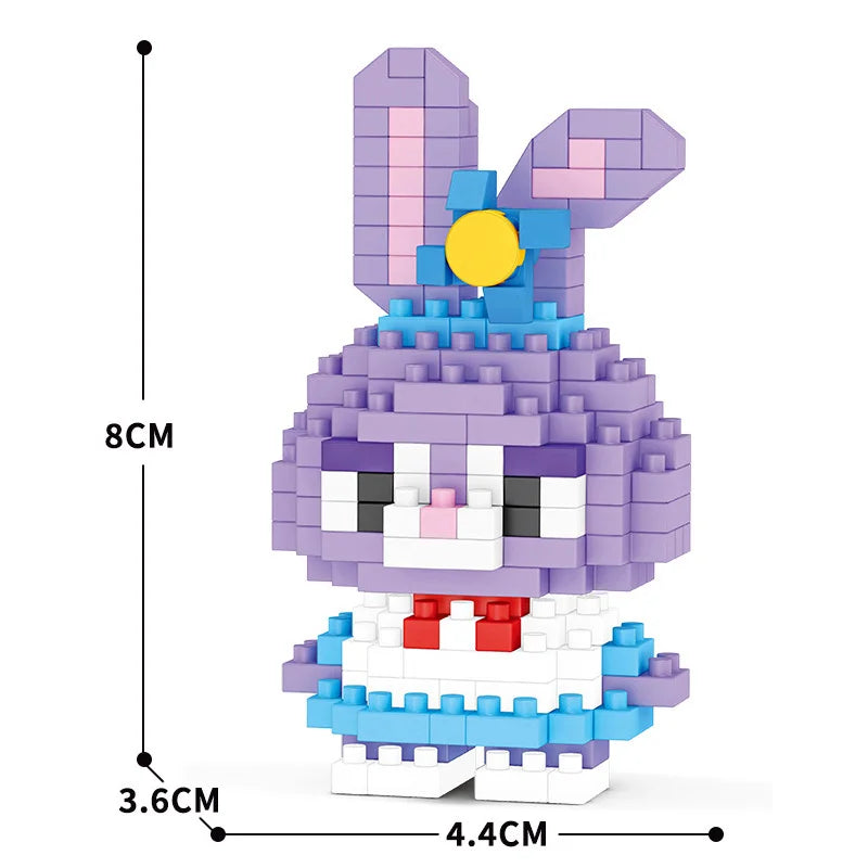 Stitch LinaBell StellaLou Building Blocks Cartoon Character Assembled Model building block Dolls Toys Children Gifts ALPENZO