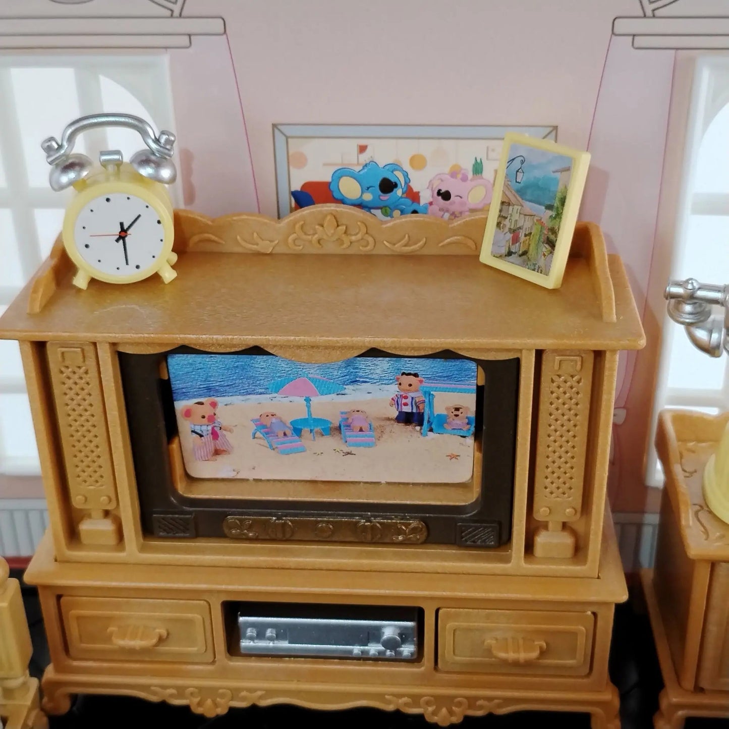 miniature items dollhouse furniture accessories living room bedroom supermarket shopping games family interaction doll kids toys ALPENZO