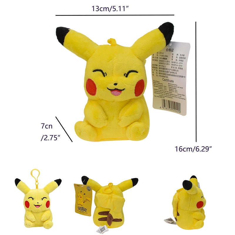 Pokemon Pikachu Stuffed Toys Anime Cartoon & Cute Plush Dolls Throw Pillow Birthday Gift For Kids Friends Boys Home Decoration ALPENZO