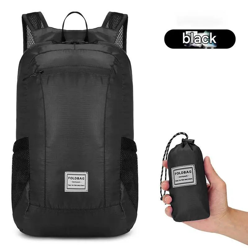 Outdoor Ultra-light Travel Portable Folding Backpack Waterproof Skin Storage Bag Mountaineering Leisure Sports Backpack