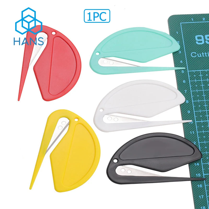 1 Piece Letter Opener Envelope Mail Slitter With Razor Wrapping Cutter Box Opener Safe Mail Opener For Home Office Envelope ALPENZO