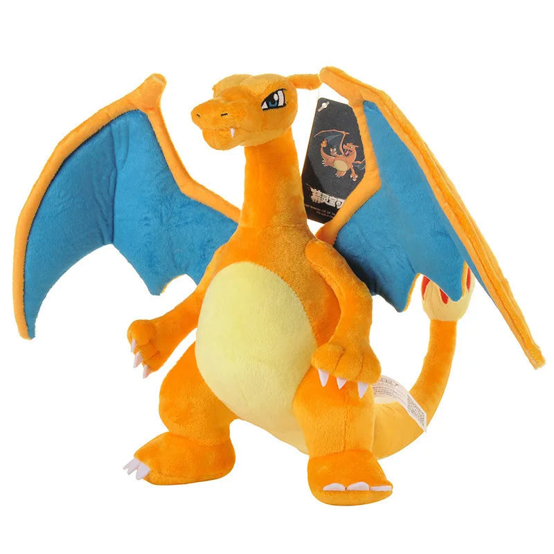 Shiny Charizard Plush Toy Stuffed Animal,Game for Collectible Soft Cartoon Plushies for Gift Cute Cartoon Character 12 Inch ALPENZO