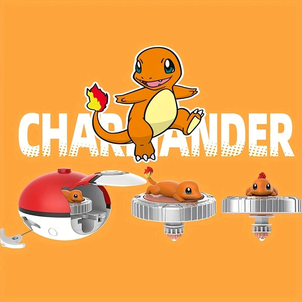 LDCX Pokemon Pet Elf Parents Children Interactive Children's Toy Gift Set 1 against Gyro Pikachu Squirtle Charmander Christmas ALPENZO