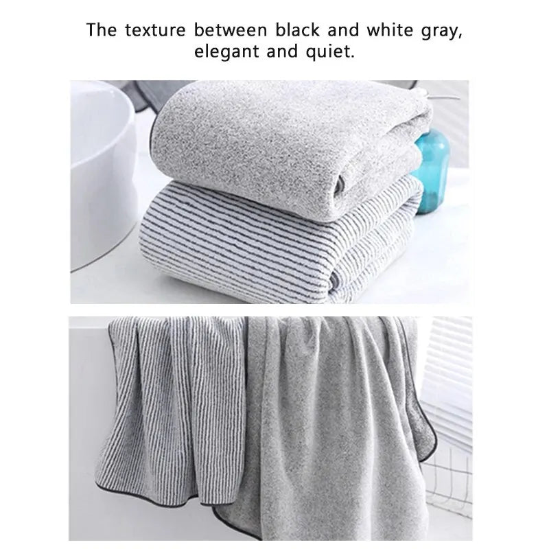 1PCS Thickened Bath Towels for The Body Microfiber Towel for Gym Sports Shower Robe for Spa Beath Home - ALPENZO