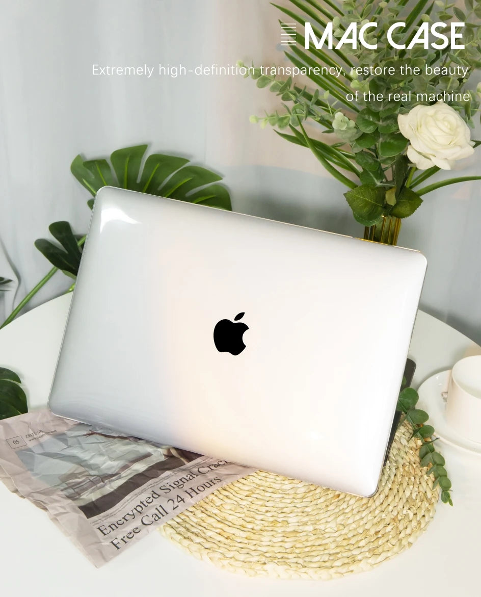 For Macbook Air 13 Case for Laptop accessories Macbook Air M1 M2 2023 Air 15 Funda Macbook Pro 14 case M3 2023 Pro 16 Cover - ALPENZO