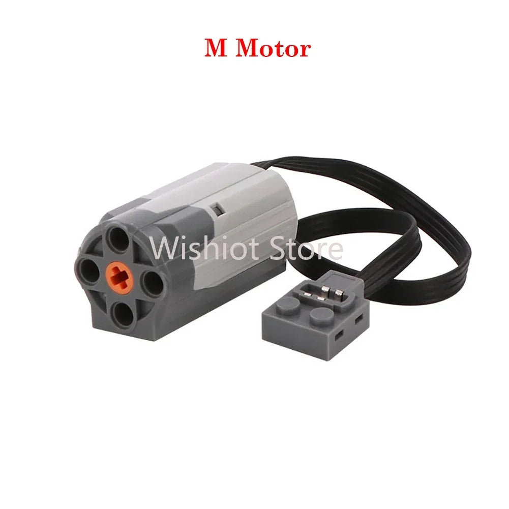 Technical MOC Power Functions Parts M L XL Servo Motor Train Buggy Motor IR Remote Compatible With Legoeds 8881 8883 5292 8886 ALPENZO