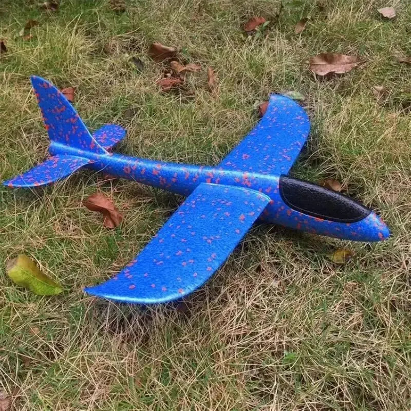 Large Foam Plane Glider Hand Throw Airplane Inertial EPP Bubble Planes Outdoor Launch Kids Toys for Children Boys Gift ALPENZO