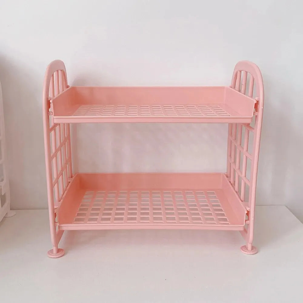 1PC High Appearance Horizontal Desktop Storage Shelf Simple Multi-storey Dormitory Storage Shelf Computer Office Available ALPENZO